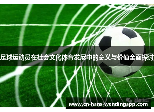 足球运动员在社会文化体育发展中的意义与价值全面探讨