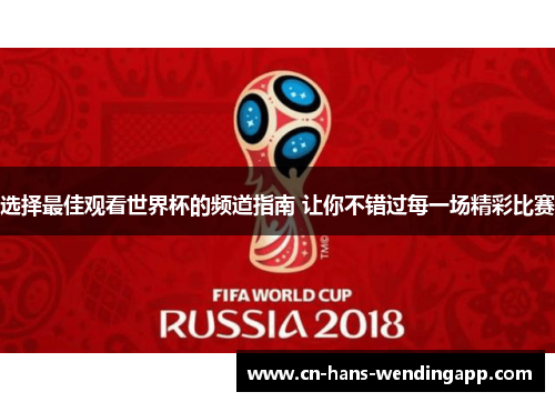 选择最佳观看世界杯的频道指南 让你不错过每一场精彩比赛